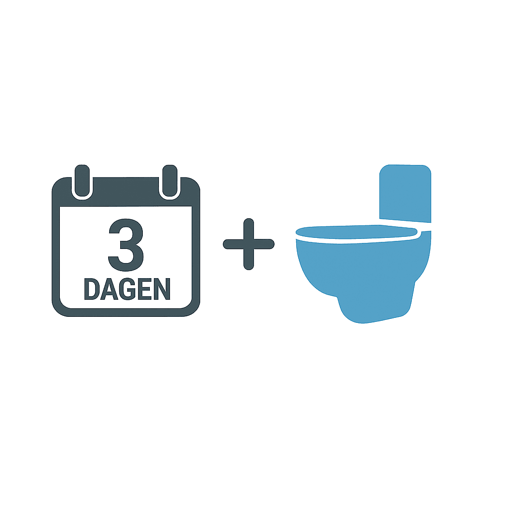 Toilet renovatie installatie
