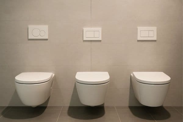 Hangtoiletten voor toilet renovatie