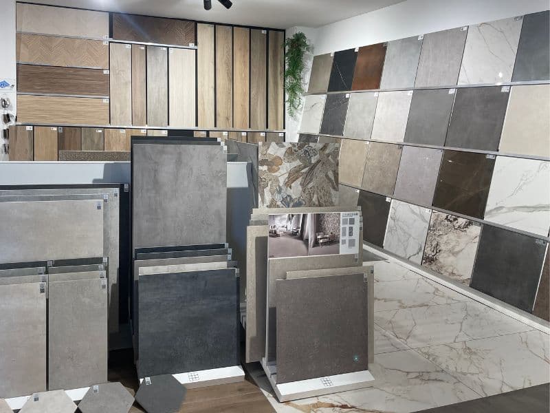 Toilet renovatie showroom ontwerptafel