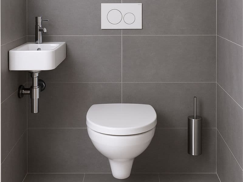 Industriële toilet renovatie