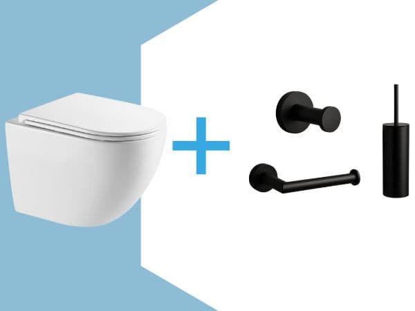 Online toilet configurator met accessoires